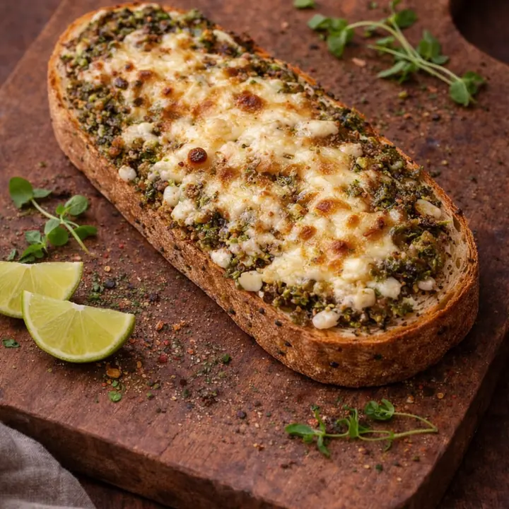 Broccoli Cheese Pesto Toastie