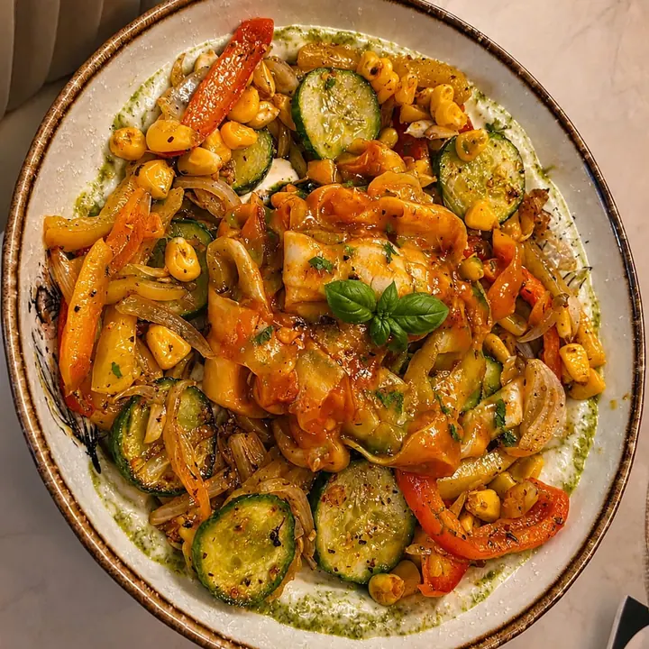 Zucchini Pasta Bowl